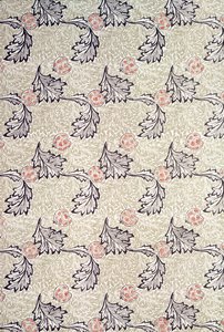 「アップル」の壁紙デザイン（プリントコットン） 作： William Morris
